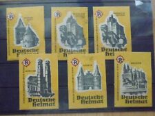 Streichholzetiketten-DDR kpl. Satz gelb