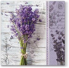 Servietten lavender bouquet - servietten,
