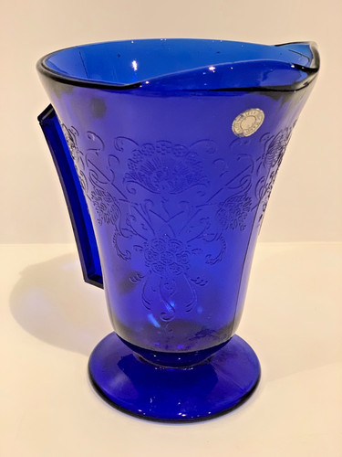 Vintage glaskrug karaffe krug - vintage,
