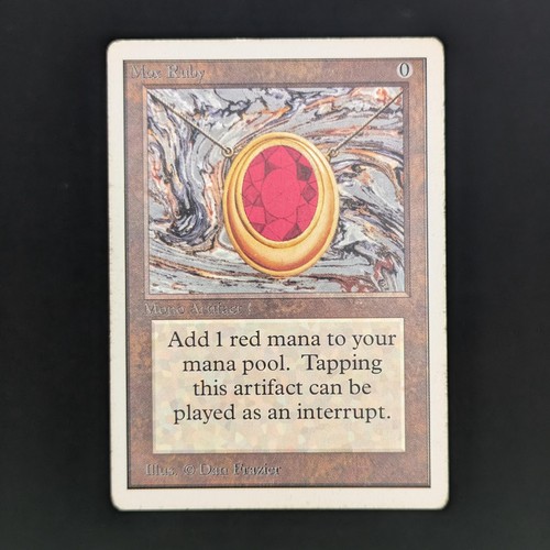 Mtg mox ruby - ruby, <<//