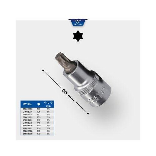 Zoll torx bit stecknuss - 1/2,