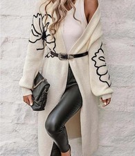 Maxi Weste bestickt aus