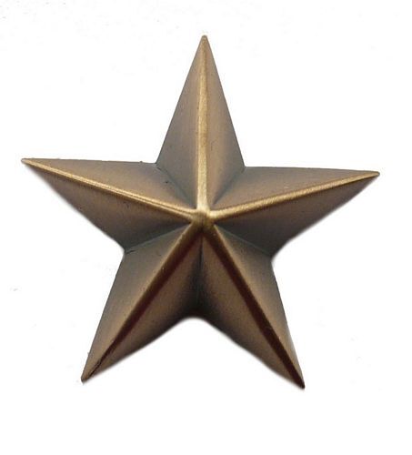 Pin stern messingfarben - pin,