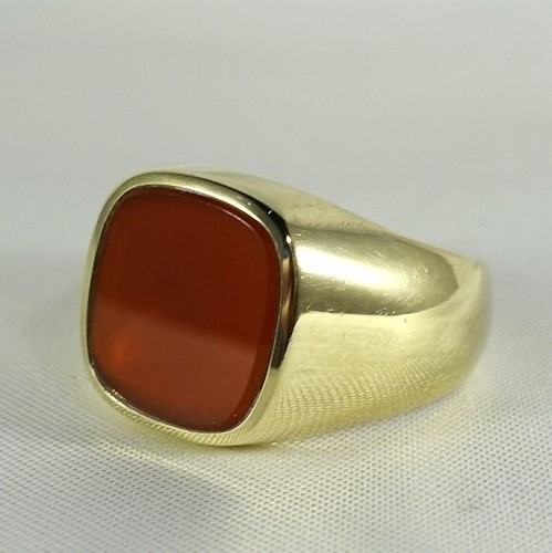 Herrenring mit karneol - mit,