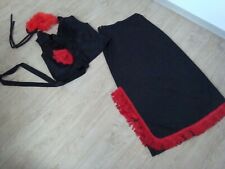 Karneval Faschingskostüm Verkleidung Kostüm 20er Damen Western Lady Saloon Girl 