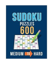 Sudoku, 600 Puzzles, Medium to