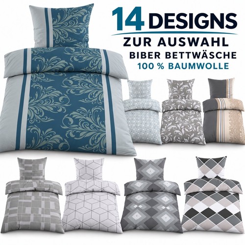 Biber baumwolle bettwäsche - biber,