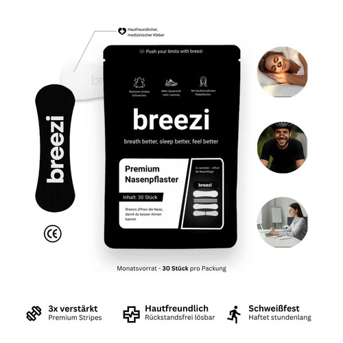 Breezi premium nasenpflaster - breezi,