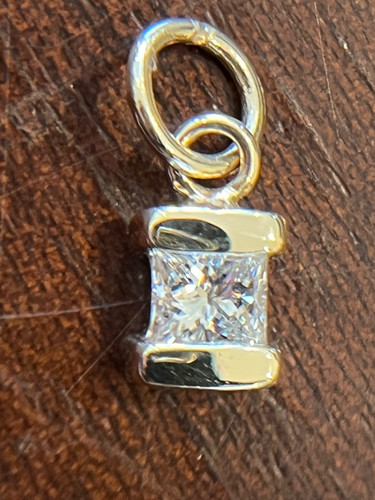 20ct princess cut diamant - 0,20ct,