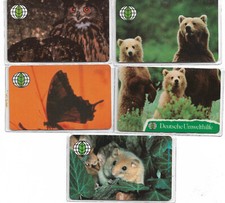 TK O 063+ 108+109+716+953A  05+07 93, 04. 94 " Deutsche Umwelthilfe " Tiere