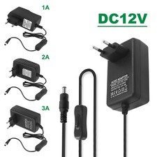 Steckernetzteil AC/DC 12V Volt 1A/2A/3A/5A LED Trafo Netzteil Netzadapter Driver
