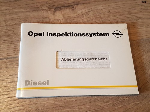 Neu opel diesel scheckheft - neu,