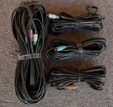 5.0 Bose Acoustimass / Lifestyle Lautsprecherkabel Set * 3x 4m 2x 10m schwarz