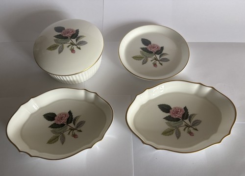 Wedgwood hathaway rose - rose, bone