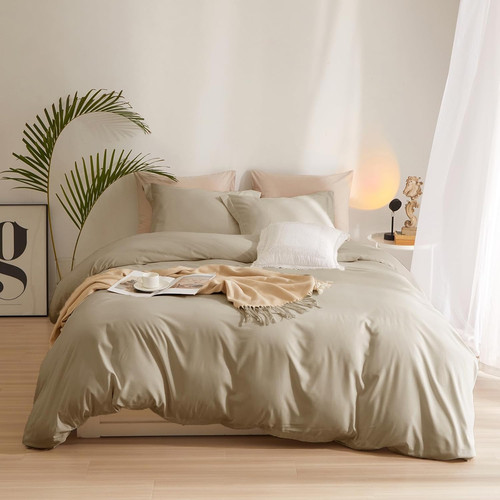 Taupe bettbezug für - taupe,