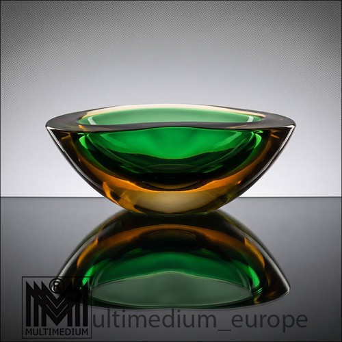 Sommerso murano glas schale - sommerso,