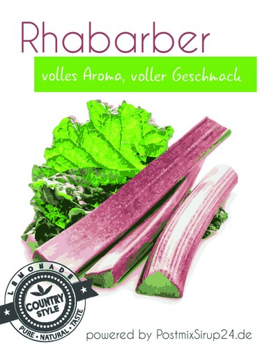 Rhabarber postmix sirup - postmix,