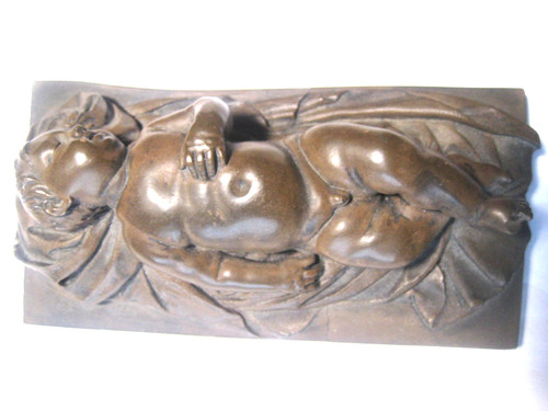 Bronze briefbeschwerer - -,