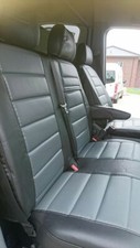 Seat Covers Faux Leather Black