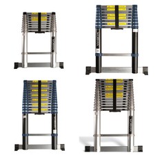 WORHAN® TELESKOPLEITER PRO ALULEITER ANLEGELEITER AUSZIEHLEITER B-WARE