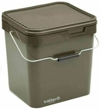 Trakker Olive Square Boilie-Eimer 17 Liter Angeleimer Karpfen Angler