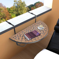 Balkon Hängetisch Terrakotta