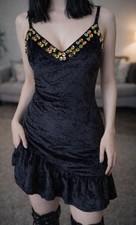 Minikleid Damen M schwarz