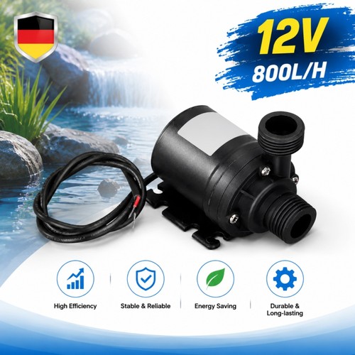 800l 12v 19w wasserpumpe - 800l/h,