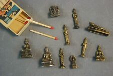 10 Mini Buddha Figuren aus