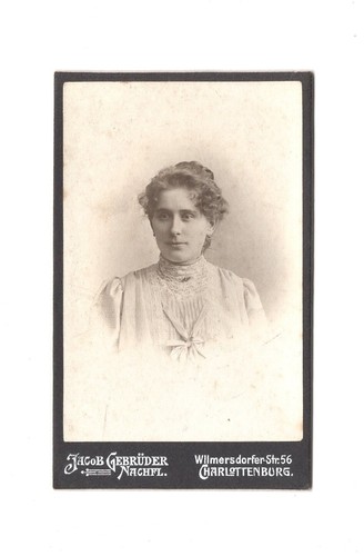 Cdv foto damenportrait - cdv,