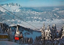 St Johann Tirol Gondelbahn Harschbichl mit Wildem Kaiser