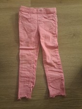 Denim Jeggings Rosa Größe