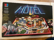 Hotel MB Spiele 1986 Schwarze Ausgabe - Gesellschaftsspiel Vintage - Vollständig