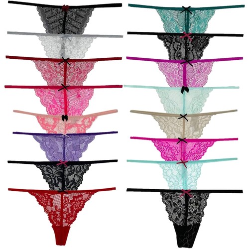 Damen spitzen tangas 6er pack - damen, spitzen-tangas