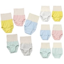 5X Unisex Baby Bloomer Shorts Unterhose Hohe Taille Windel Abdeckung Baumwolle