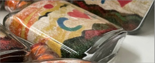 Sandflaschen mit herz - sandflaschen, &