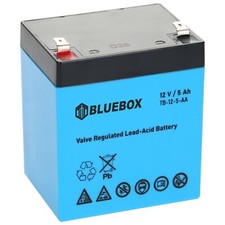Akku 12V 5Ah Blei Gel Akku Batterie für Alarmanlage AGM USV