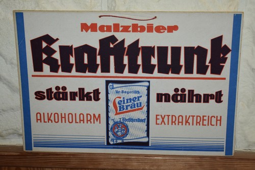 Original altes pappschild - original,