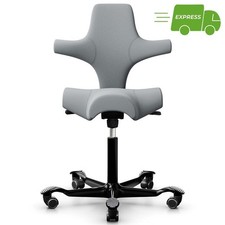 HAG Capisco 8106 | Stoff Xtreme Hellgrau | Gestell Schwarz | Express