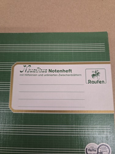 Notenheft musikus notenhaft - notenhaft, a5