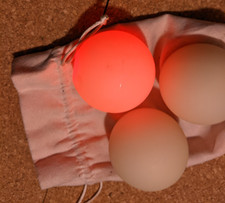 3er Set LED Jonglierbälle, viele Farben und Funktionen Licht-Jonglage