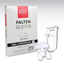 Faltengleiter für