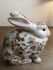 Porzellan Figur Hase Skulptur