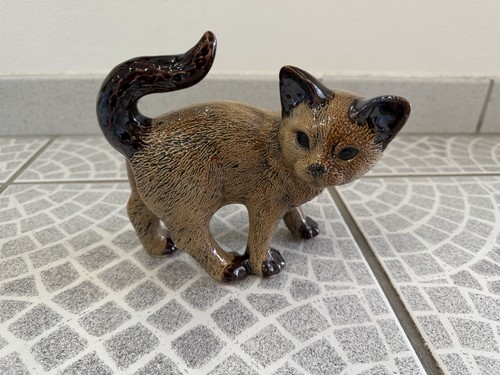 Katze aus keramik figur - aus,