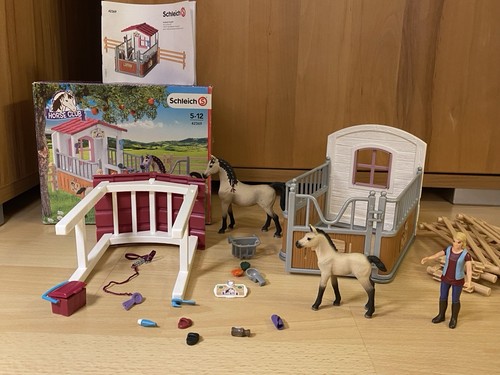 Schleich pferdebox mit - pferdebox, arabern