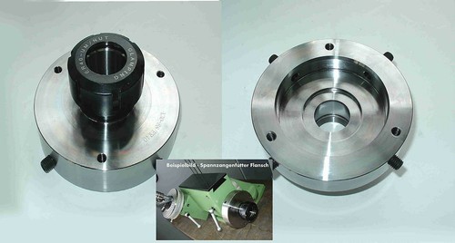 Spannzangenflansch er40 d130 - spannzangenflansch,