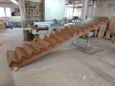 Treppen Falttreppe Gebeizte