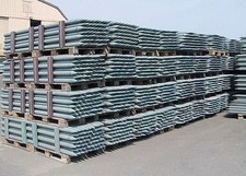 Recyclingpfähle 50 Stück Zaunpfähle Recyclingpfahl Zaunpfahl grau *TOP QUALITÄT*