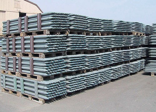 Recyclingpfähle stück - recyclingpfähle,