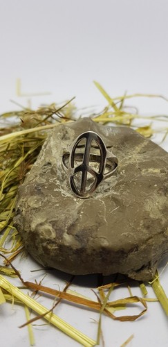 925 peace ring hippie - 925,